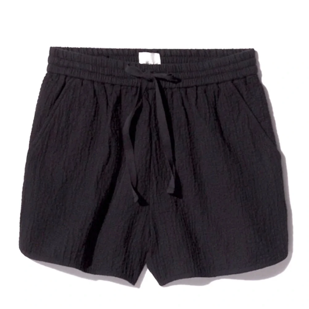 Wilfred Free Black Cotton Sail Shorts XXS - Picture 1 of 8